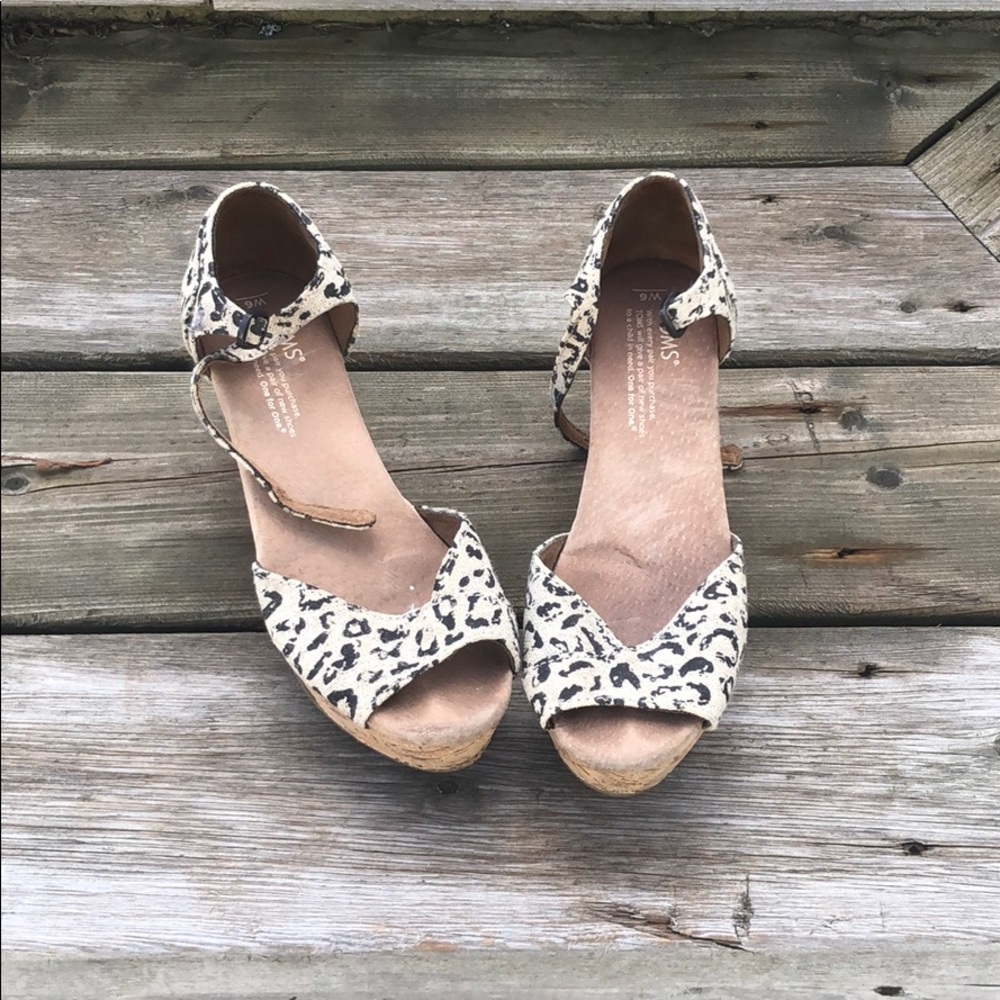 Toms wedge heels
